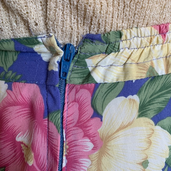 Hand Made Hibiscus Circle Skirt - Picture 2 of 5